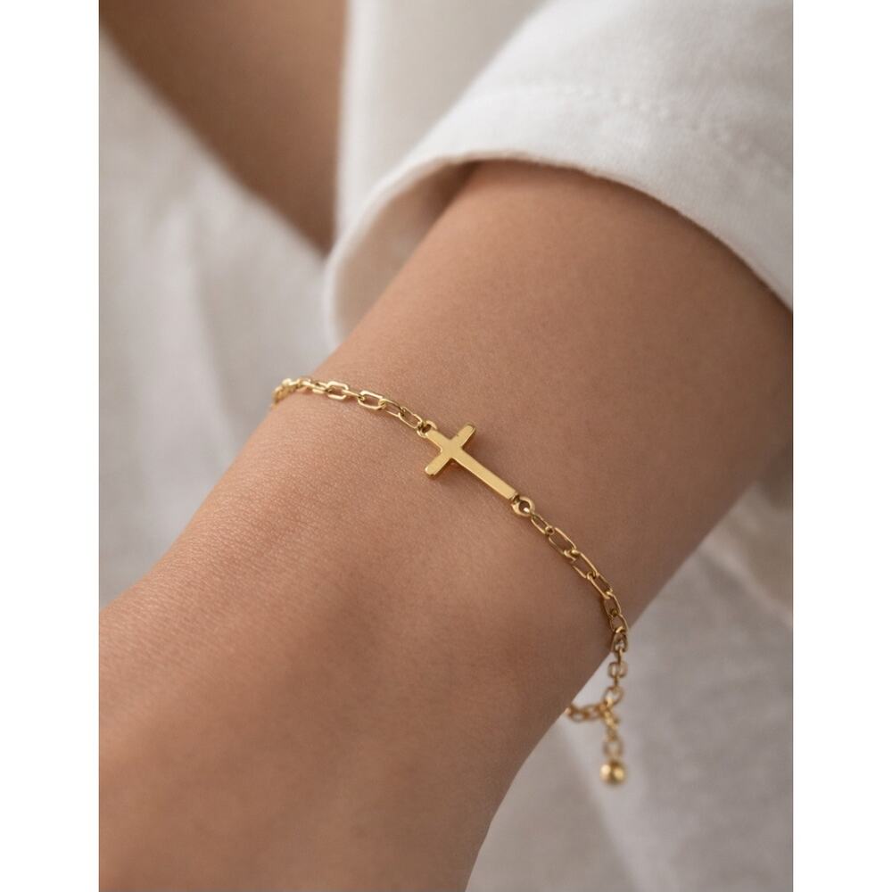 Stainless Steel Gold Bracelet New